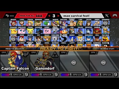 Super Smash Flash 2 - v1.3 Battle #67 Captain Falcon vs Ganondorf