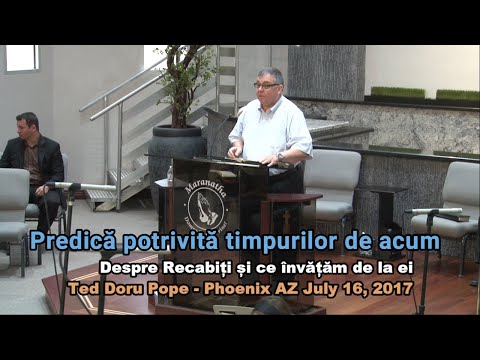 PC (040) - Predica potrivita timpurilor de acum - Ce invatam de la Recabiti