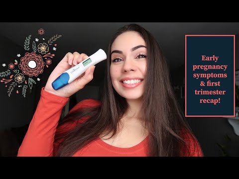 Early pregnancy symptoms 9 DPO & first trimester recap!