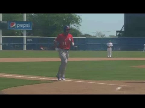 Buffalo's Tellez takes one out to left for homer