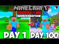 100 Days In Minecraft Bedrock Hardcore BIG UPDATE