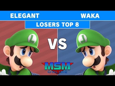 MSM Online 44 - Elegant (Luigi) Vs. Wake (Luigi) - Losers Top 8