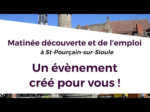 Journée découverte et de l'emploi - St-Pourçain-sur-Sioule