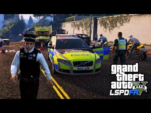 POLICE VOLVO INTERCEPT TEAM | GTA 5 PC LSPDFR | The British Way #135