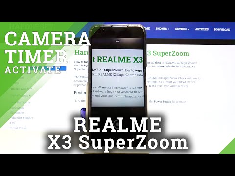 How to Set Camera Timer on REALME X3 SuperZoom - Enable Camera Timer