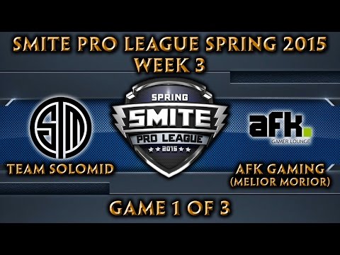 Smite Pro League: NA Week 3 - TSM vs. AFK Gaming (Melior Morior) (Game 1 of 3)