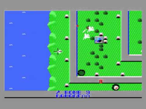 MSX Game: Raid on Bungeling Bay (1984 Broderbund)
