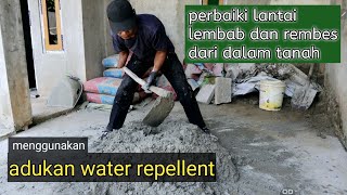 Cara memperbaiki lantai yang rembes dan lembab #tips #watershield #semenmerahputih