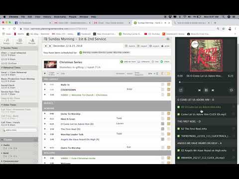 How to rehearse choir or vocal songs at home using Planning Center Online!!