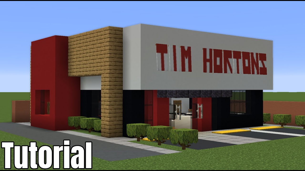 How to Build a Tim Hortons in Minecraft - Minecraft Builders