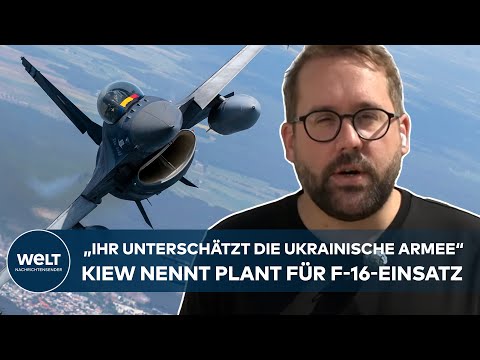 PUTINS KRIEG: "Game changer"! Ukraine nennt Zeitpunkt für Einsatz von Kampfjets vom Typ F-16