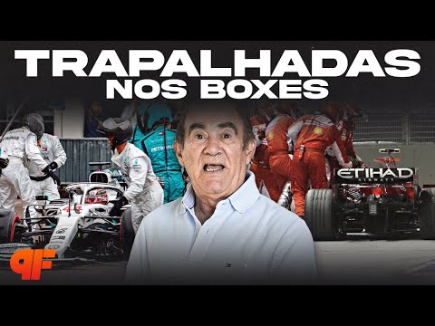 12 GRANDES TRAPALHADAS EM PITSTOPS NA F1 - Primeira Fila