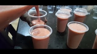 HOW TO MAKE COMMERCIAL SMOOTHIES AT HOME.  EASIEST WAY. SMOOTHIES FOR COMMERCIAL. SMOOTHIES RECIPE.