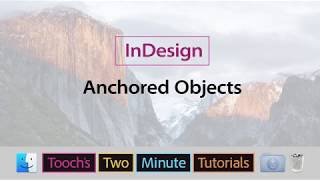 InDesign - Anchored Objects