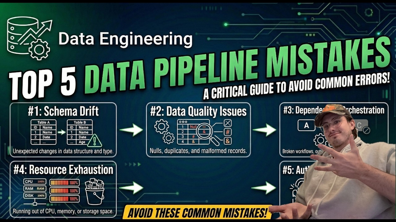 Top 5 Data Engineering Pipeline Mistakes Explained