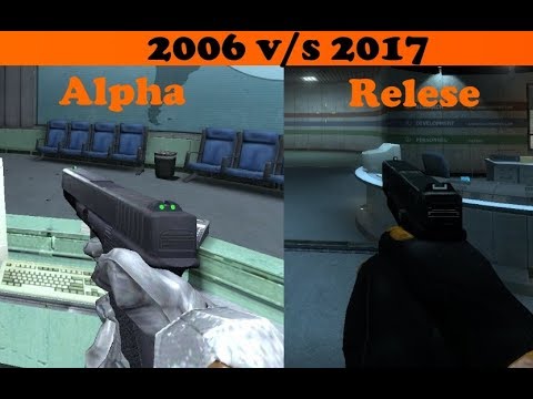 Black mesa Weapon comparison ALPHA 2006 vs 2017