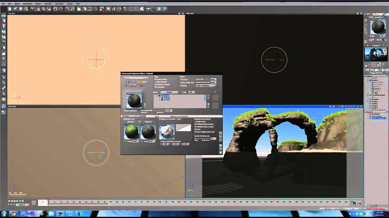 ZBrush tutorial: Combine ZBrush and Vue in a landscape, Part 6 - YouTube