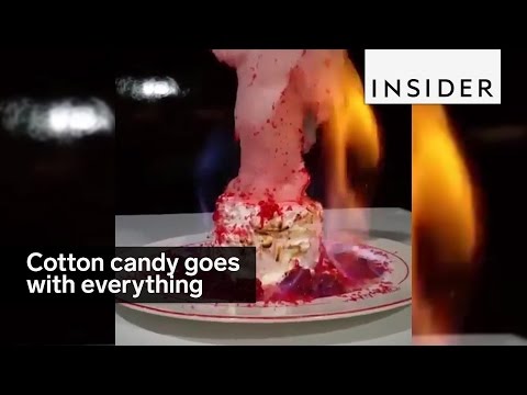 Definitive proof that cotton candy goes with everything