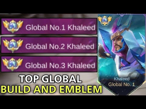 Khaleed Best Build And Emblem 2024 | Top 1 Global Khaleed Build - Mobile Legends