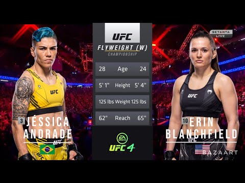 Jessica Andrade vs Erin Blanchfield full fight