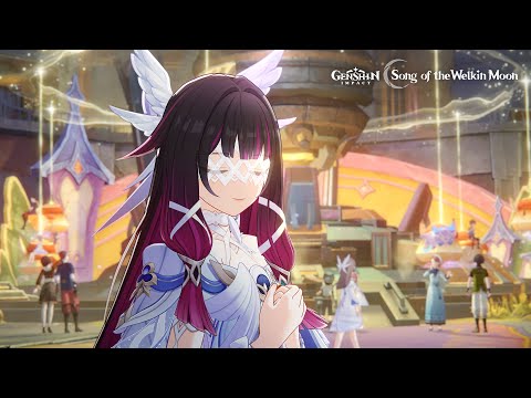 Cutscene Animation: "Moon-Prayer Night" | Genshin Impact #GenshinImpact #Columbina