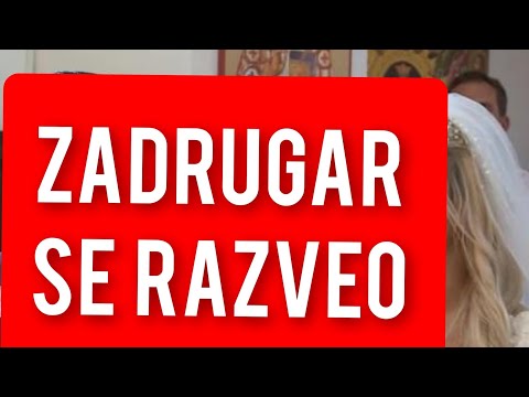ZADRUGAR SE RAZVEO? OVO NIKO NIJE ZNAO, JAVNOST ŠOKIRANA