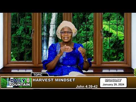 DAILY FOUNTAIN DEVOTIONAL FOR JANUARY 29, 2024 - MRS. WILSON GLORIA  CHIBUNDU