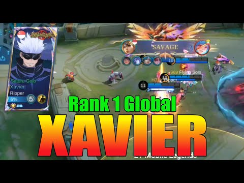 Xavier for SAVAGE Freya VS Global Fanny + Beatrix - Ripper Top 1 Global Xavier - Mobile Legends