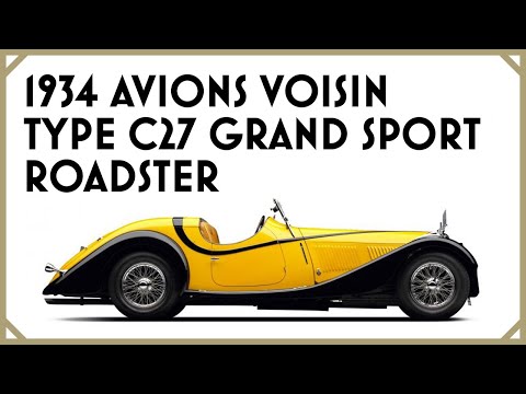 Thumbnail for UNDER THE HOOD OF THE THE 1934 AVIONS VOISIN TYPE C27 GRAND SPORT ROADSTER by Avions Voisin