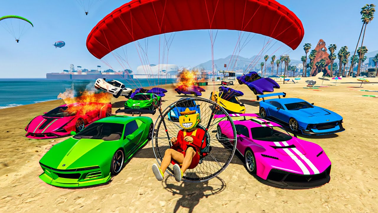 EL ÚLTIMO EXPLOTA CON COCHES ALEATORIOS! PERO QUÉ ES ESTO?! - GTA 5 ONLINE