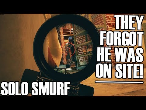 Solo Smurf: How Did This Work? - Rainbow Six Siege