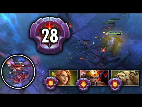 WTF 3 Master Tier at the same team?? That's a Hook that Queen of Pain never Expect | Genius Pudge