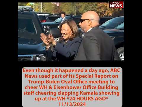 Trump: 'Isn't it nice to win?' ABC Special Report on Trump-Biden meeting cheering Kamala 24-HRS AGO