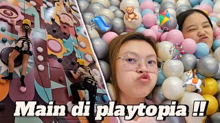 Download lagu CRAZY kids rule PLAYTOPIA!! Play all day with LenLen?!! 🎠🛝🧸 mp3