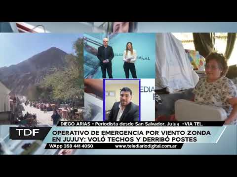 VIENTO ZONDA EN JUJUY: VOLÓ TECHOS, DERRIBÓ POSTES Y OBLIGÓ A DESPLEGAR UN OPERATIVO DE EMERGENCIA