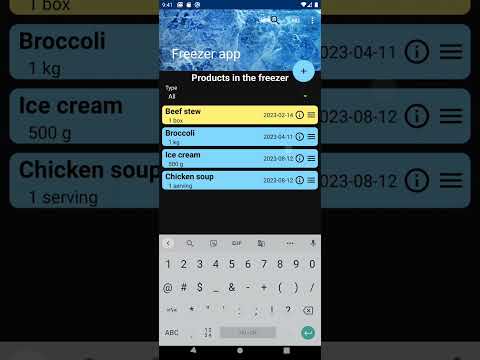 Freezer app Video