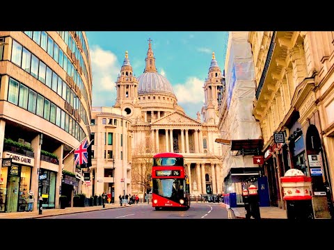 Relaxing walking Tour  in London | City Ambient