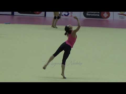 Victoria VEINBERG FILANOVSKY (ISR) clubs - 2017 Trofeu de Barcelona trainings