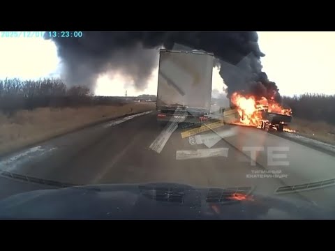 Газель зарделась на полпути в Каменск