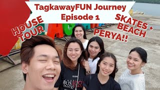 preview picture of video '#TagkawayFUNJourney | First visit to our chosen community + Perya + House Tour + Skates + Beach'