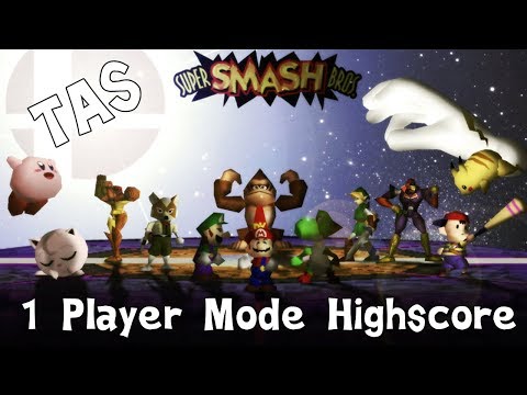 SSB64 (TAS): Kirby 1-Player Mode Very Hard (Highscore)