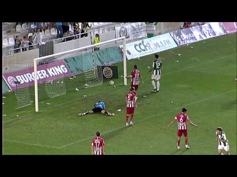 Gol de Cristian (2-0) en el Córdoba CF - Girona CF (2-0) Jornada 6