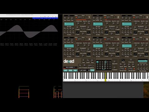Understanding FM Synthesis (Frequency Modulation): spectrum & envelope control on dexed (DX7 style)