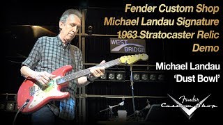 Video thumbnail for [Music Force] Fender CS Michael Landau Signature 63 Strat Demo (feat. Michael Landau) - 'Dust Bowl' by Music Force Official
