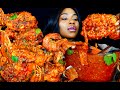 KING CRAB SEAFOOD BOIL MUKBANG SEAFOOD MUKBANG DESHELLED LOBSTER SEAFOOD BOIL ASMR EATING