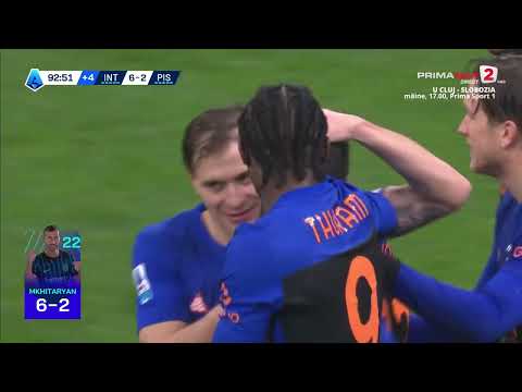 CE NEBUNIE: Inter - Pisa 6-2. Interul lui Chivu a revenit de la 0-2. Goluri superbe pe 
