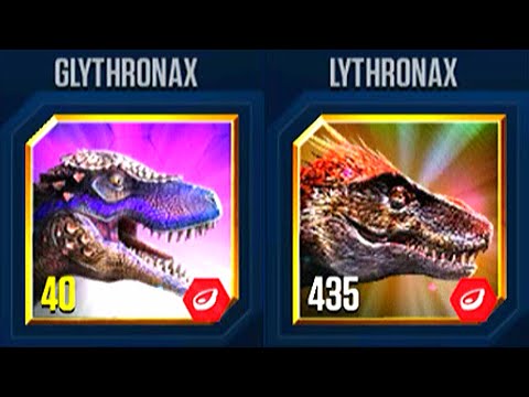 GLYTHRONAX VS LYTHRONAX | JURASSIC WORLD THE GAME