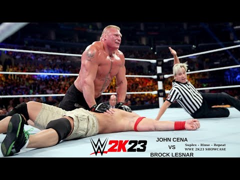 Brock Lesnar vs John Cena - Summerslam 2014 - WWE 2K23 Showcase Match: Suplex – Rinse – Repeat