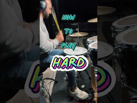 How to play difficult beat and diversify your drumming!Start simple and get more complex