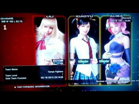 Tekken Tag 2: djfootball92(me): Lili Vs QXiuLianQ: Xiaoyu and Alisa In Condor Canyon and Tempest